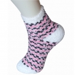 One Side Plumy Water Stripe Socks