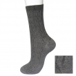 Grey and Pink Midcalf Socks